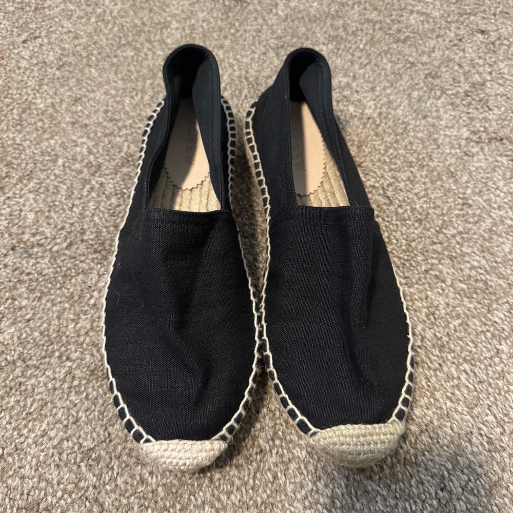 J Crew used Made-in-Spain espadrille flats